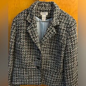 Worthington  three-button jacket hints of blue